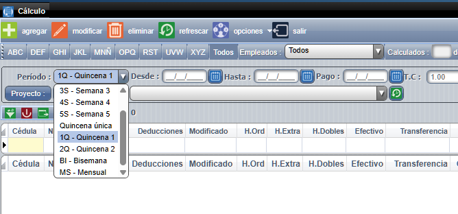 Control de asistencia